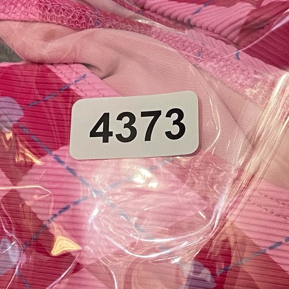 Beach Riot Pink Argyle One Piece Swimsuit - Picture 10 of 10